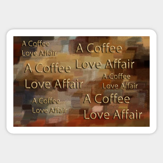 A Coffee Love Affair Sticker by michaelasamples